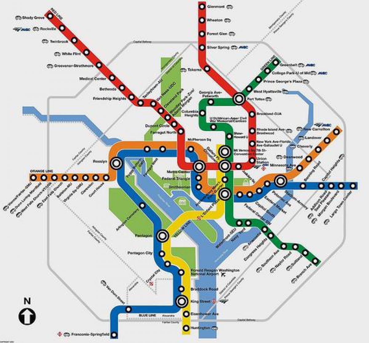 dc метро зураглал төлөвлөлт