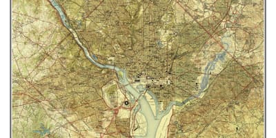 Dc байр зүйн газрын зураг