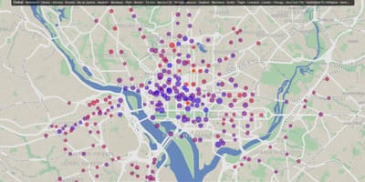 Dc дугуйн түрээсийн газрын зураг