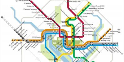 Dc метроны газрын зураг 2015