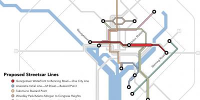 Вашингтон дс трамвай газрын зураг
