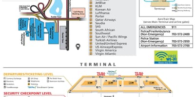 Washington dulles газрын зураг