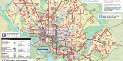 Вашингтон автобусны газрын зураг