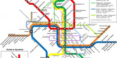 Вашингтоны метро автобусны газрын зураг