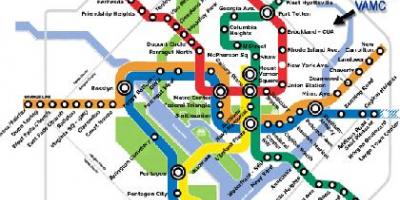 Ау-ны метроны газрын зураг